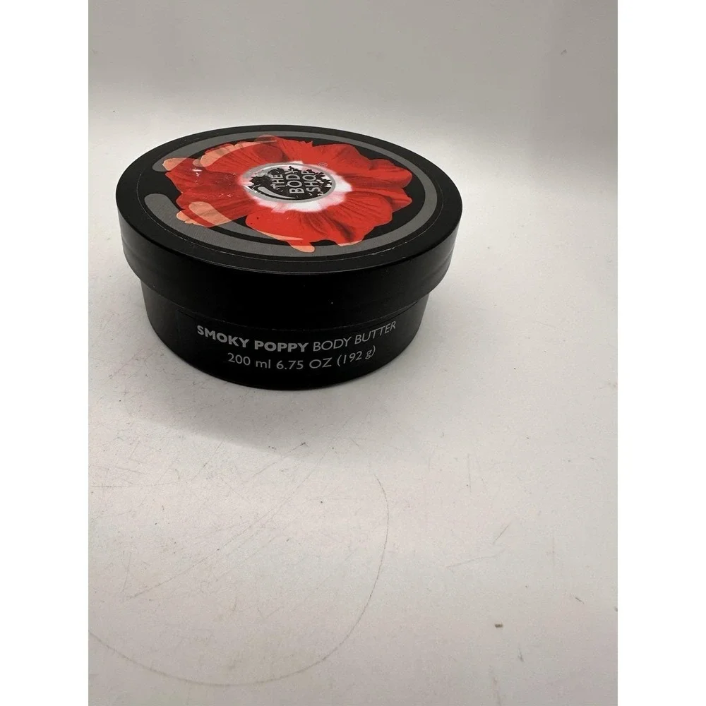 The Body Shop Smoky Poppy Body Butter 6.75 oz 200ml Vegan Discontinued New